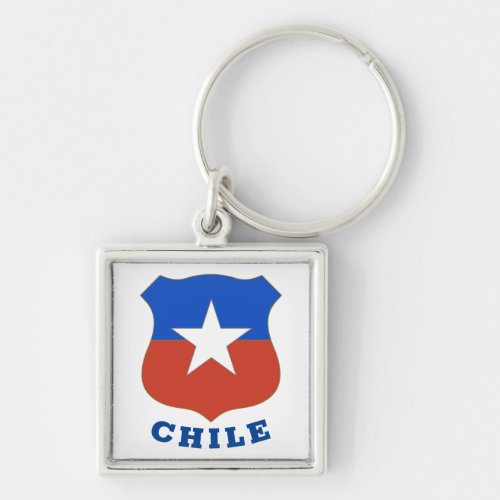Chile Emblem Keychain