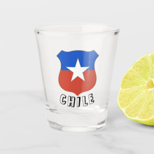 Chile Emblem Shot Glass