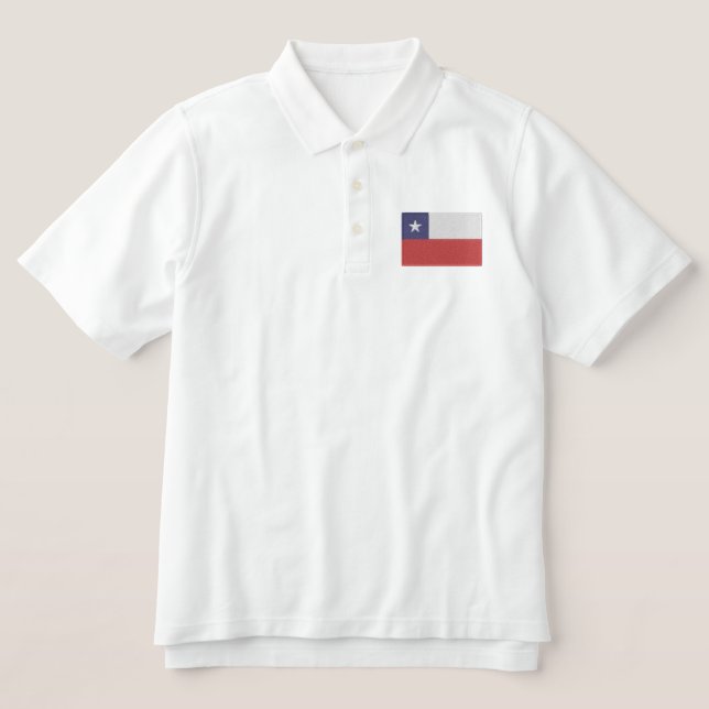 CHILE EMBROIDERED POLO SHIRT (Design Front)