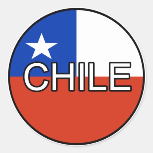 Chile Euro Sticker