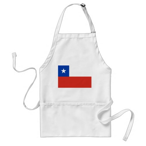 Chile Flag Adult Apron