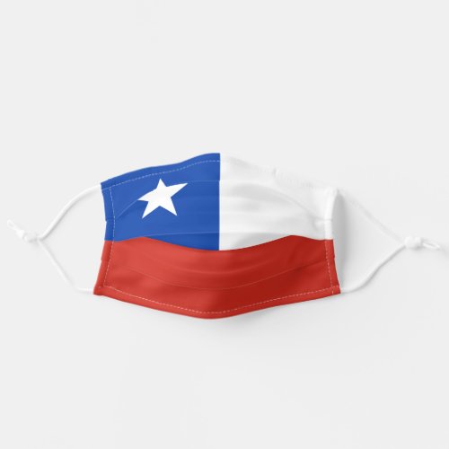 Chile Flag Adult Cloth Face Mask