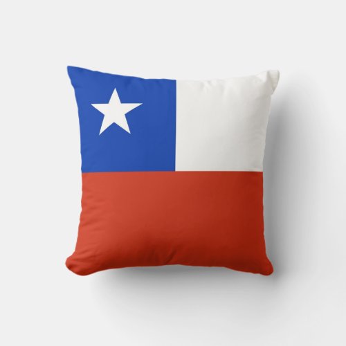 Chile Flag American MoJo Pillow