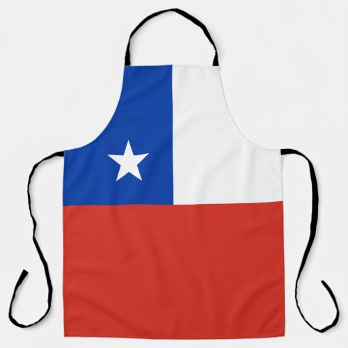 Chile Flag Apron