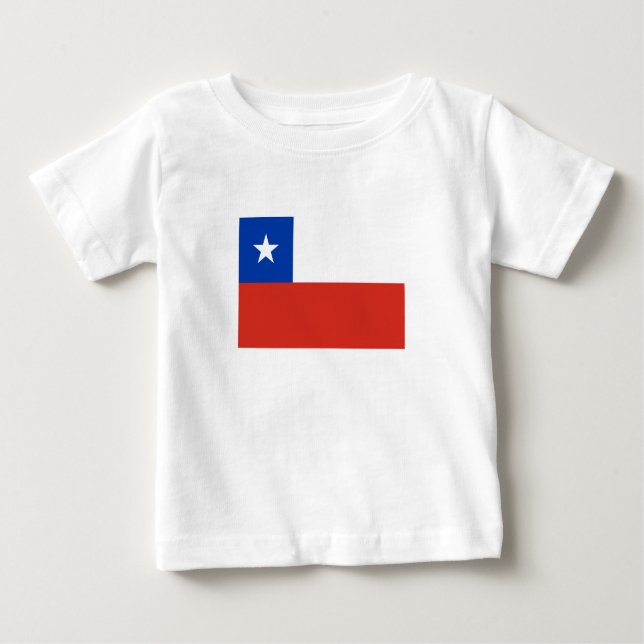 Chile Flag Baby T-Shirt (Front)
