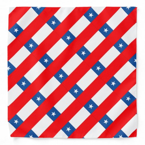 Chile Flag Bandana