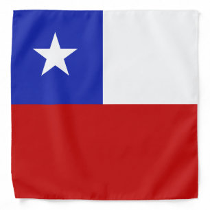 Chile Flag Bandana