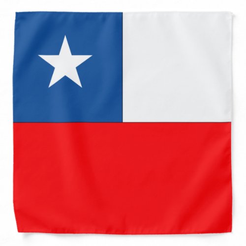 Chile Flag Bandana