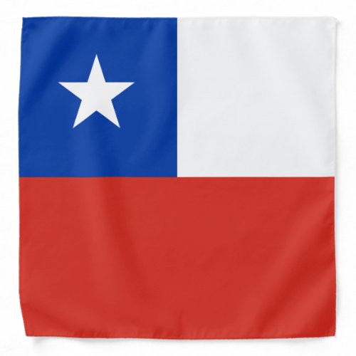 Chile Flag Bandana