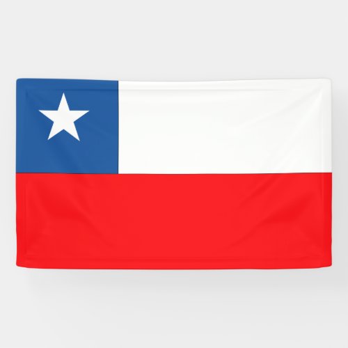 Chile Flag Banner