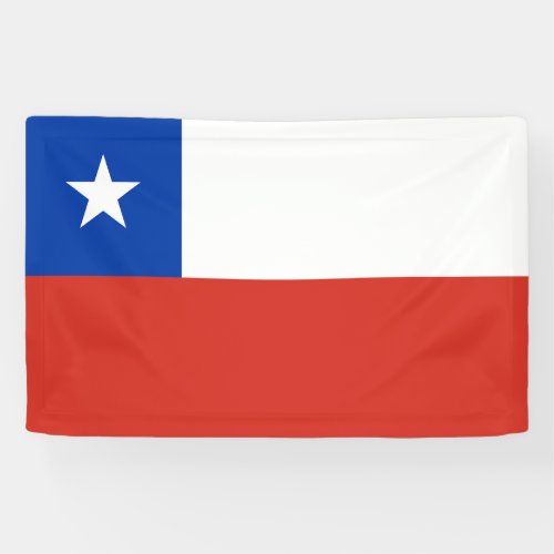 Chile Flag Banner