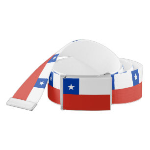 Chile Flag Belt