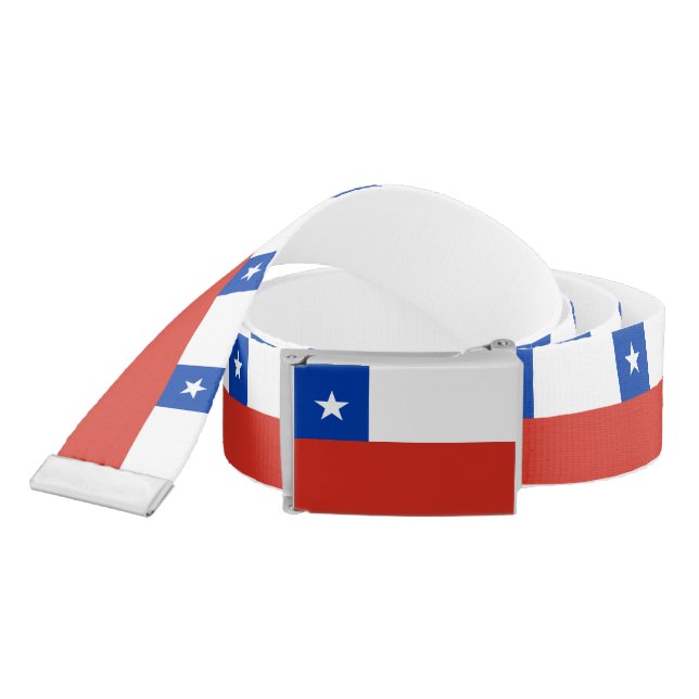 Chile Flag Belt (Snake)
