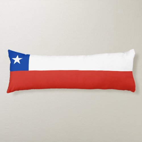 Chile Flag Body Pillow