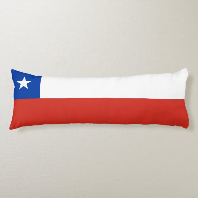 Chile Flag Body Pillow (Front)