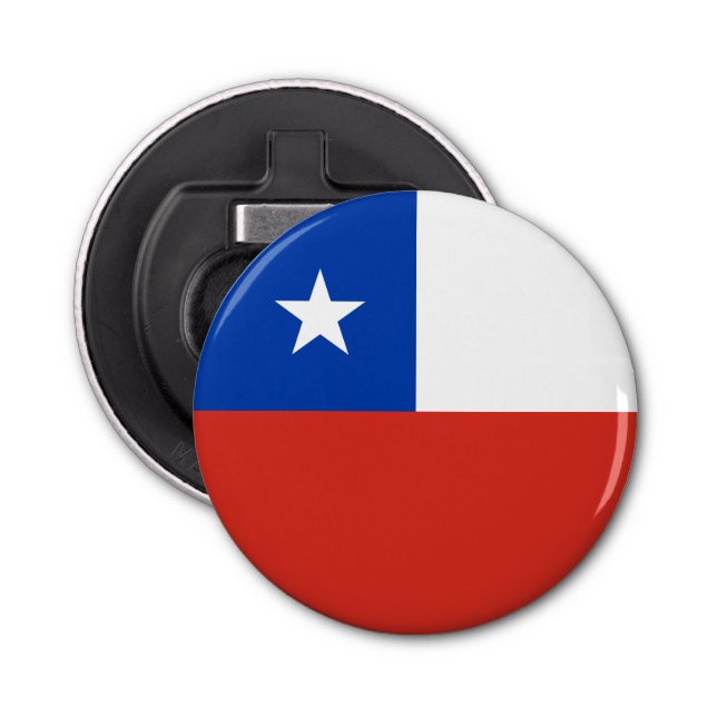 Chile Flag Bottle Opener (Front)