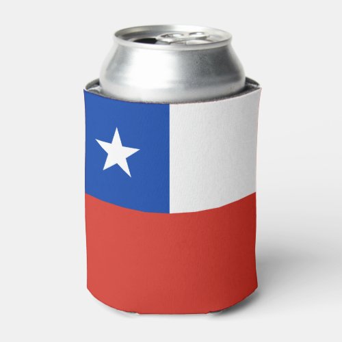 Chile Flag Can Cooler