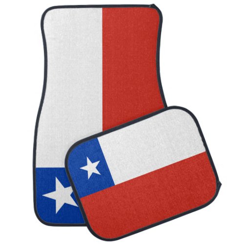 Chile Flag Car Floor Mat