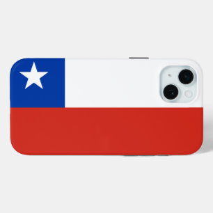 Chile flag iPhone 15 plus case