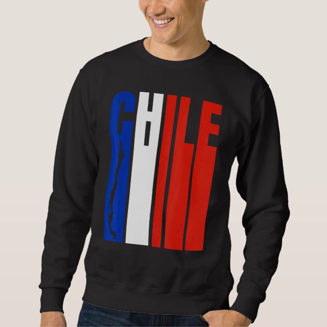 Chile Flag  Chilean Flag Pride Sweatshirt (Front)