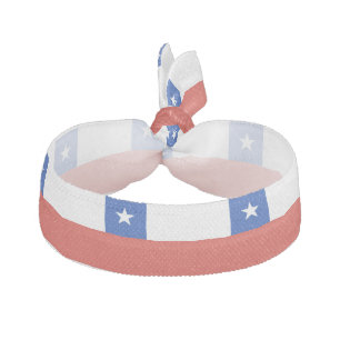 Chile Flag Elastic Hair Tie