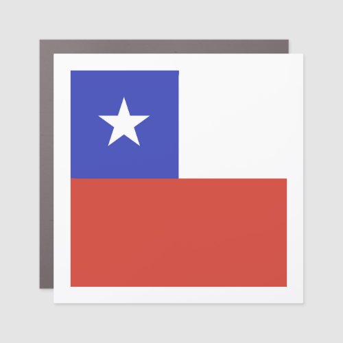 Chile Flag Emblem Car Magnet
