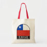 Chile Flag Emblem Distressed Vintage Tote Bag