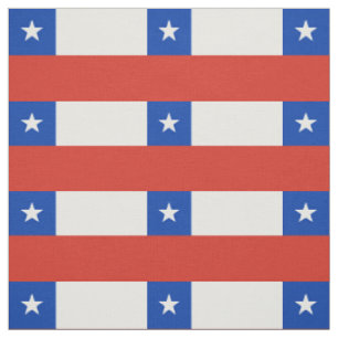 Chile Flag Fabric