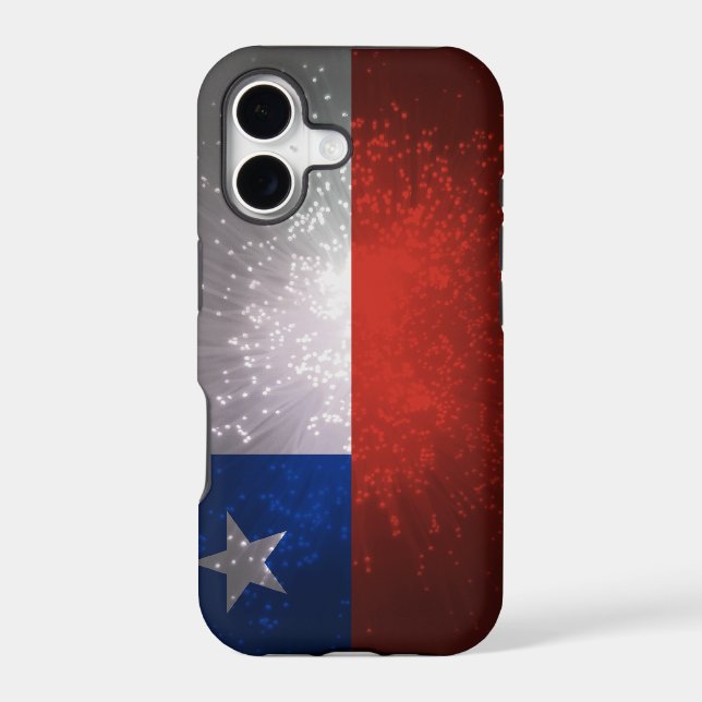 Chile Flag Firework Iphone Case (Back)