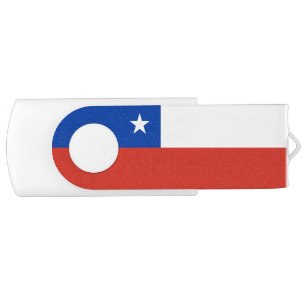 Chile Flag Flash Drive