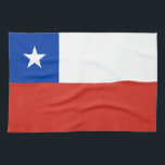 Chile Flag Kitchen Towel<br><div class="desc">Patriotic flag of Chile.</div>
