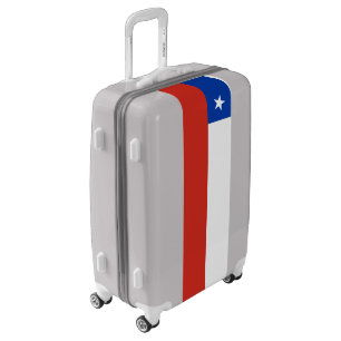 Chile Flag Luggage