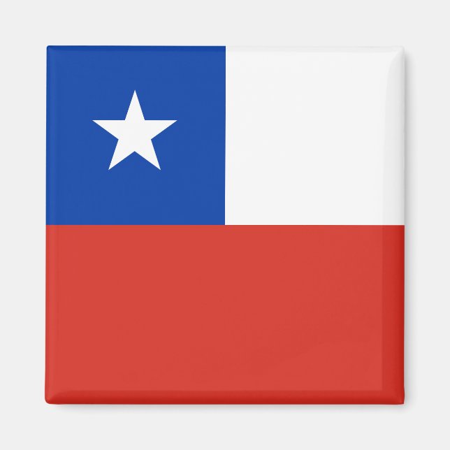 Chile flag magnet (Front)