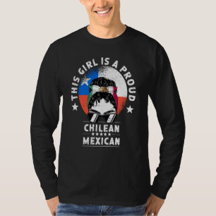 Chile Flag Mexico Grown Women Girl Citizen Pride T-Shirt