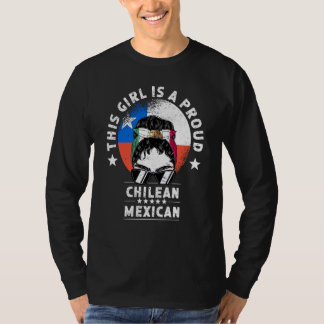 Chile Flag Mexico Grown Women Girl Citizen Pride T-Shirt
