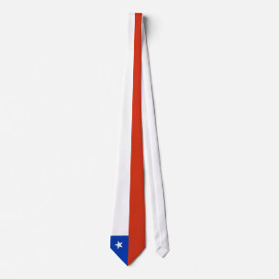 Chile Flag Neck Tie
