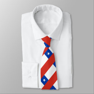 Chile Flag Neck Tie