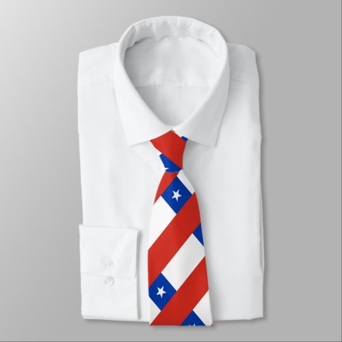 Chile Flag Neck Tie