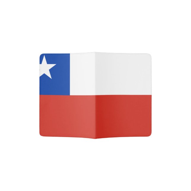 Chile Flag Passport Holder (Opened)