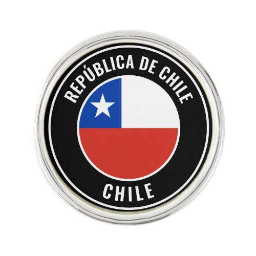 Chile Flag Patriotic Lapel Pin