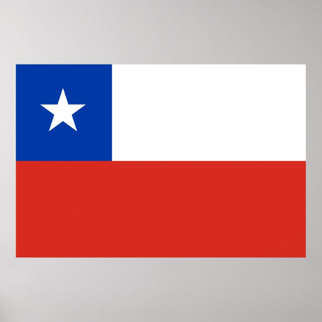 Chile flag poster (Front)