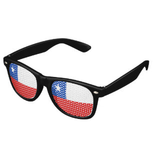Chile Flag Retro Sunglasses
