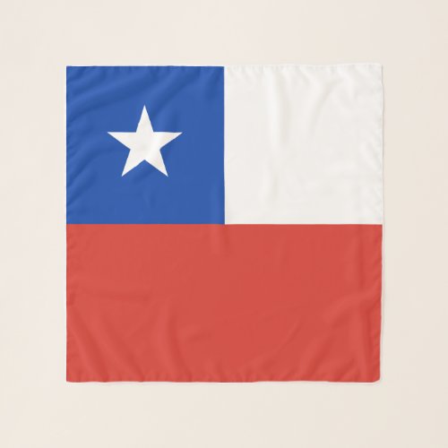 Chile Flag Scarf