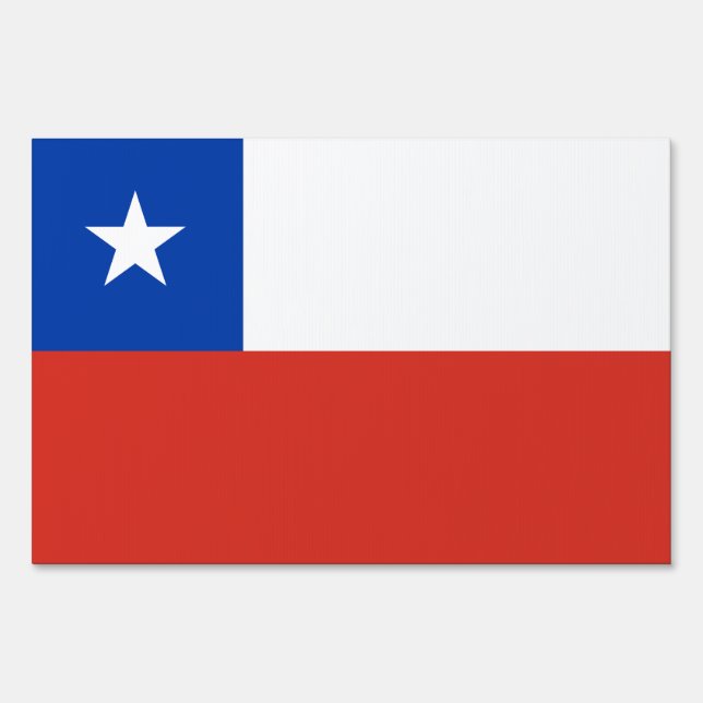 Chile flag sign (Front)