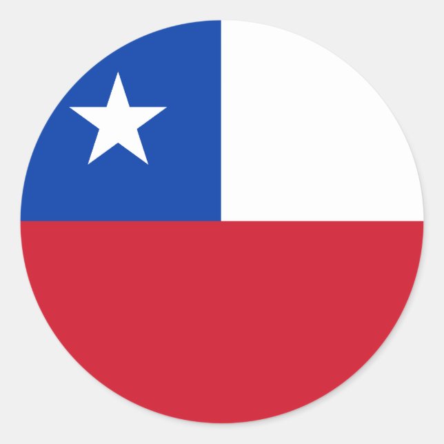 Chile Flag Sticker (Front)
