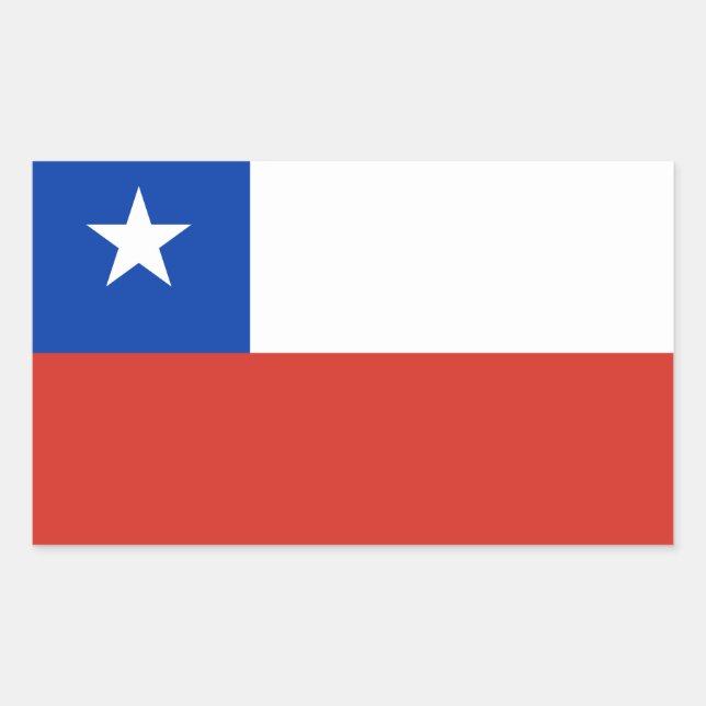 Chile Flag Sticker (Front)