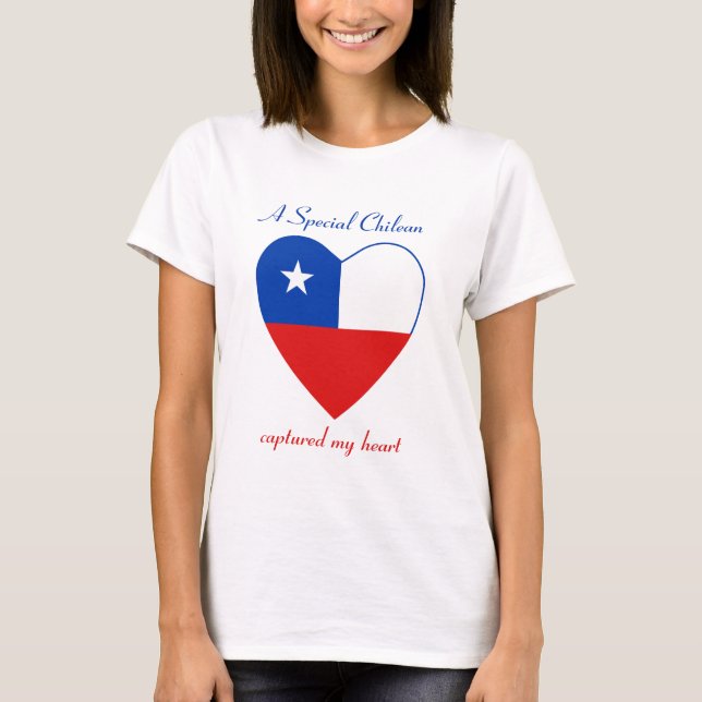 Chile Flag Sweetheart T-Shirt (Front)