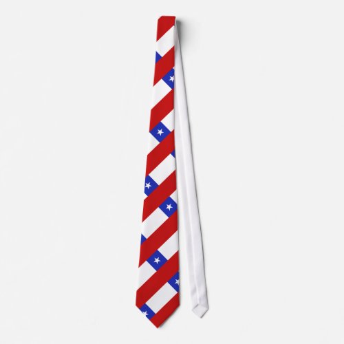 Chile Flag Tie