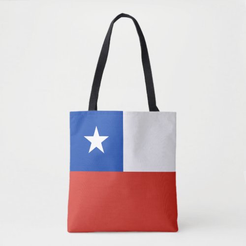 Chile Flag Tote Bag