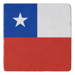 Chile flag trivet